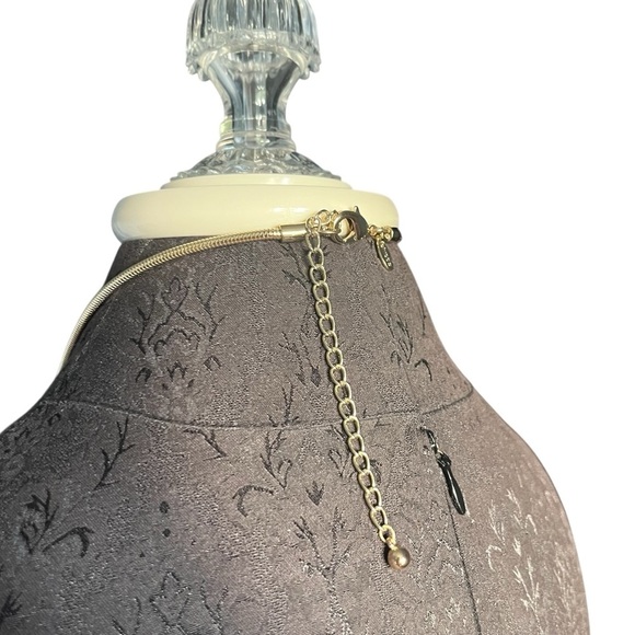 Chico's Multicolored Gold Tone Chunky Colorful Floating Necklace 18-20” - Picture 7 of 9